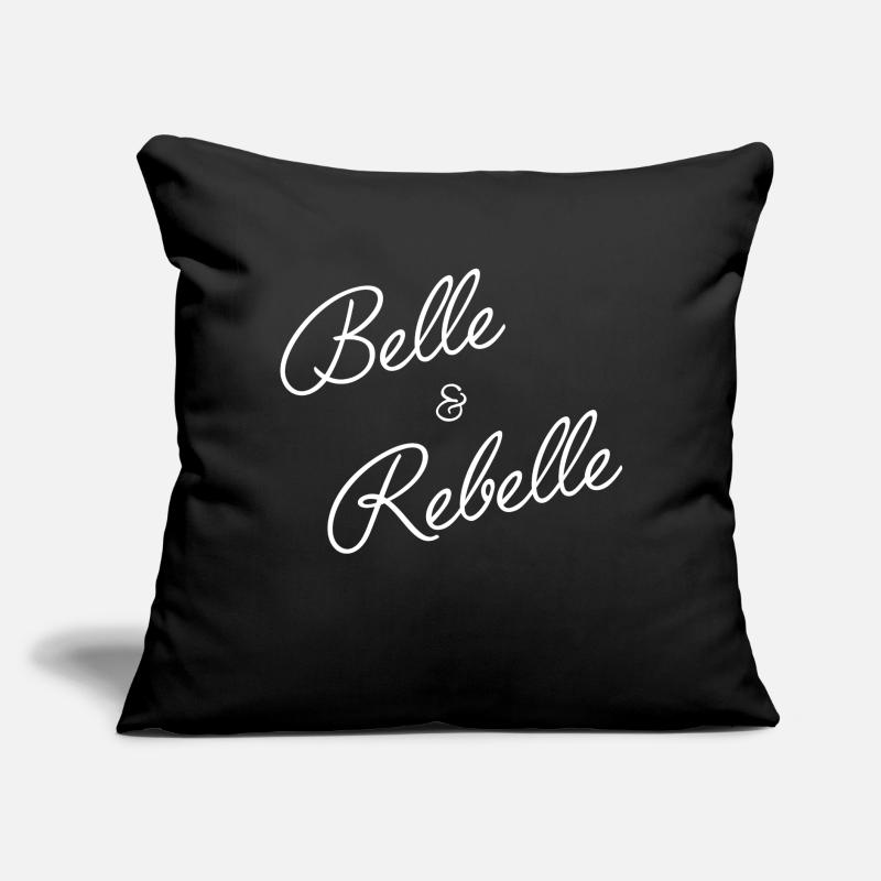 Belle et rebelle Coussin et housse de 45 x 45 cm