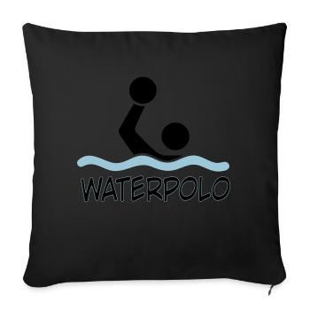 waterpolo4 - Sofa pillow with filling 45cm x 45cm - black - Front