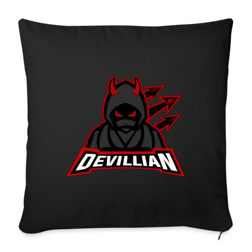 DevillianEsport Logo - Sofapude med fyld 44 x 44 cm