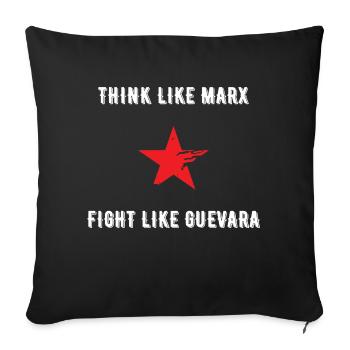 Révolution - Coussin et housse de 45 x 45 cm - noir - Devant