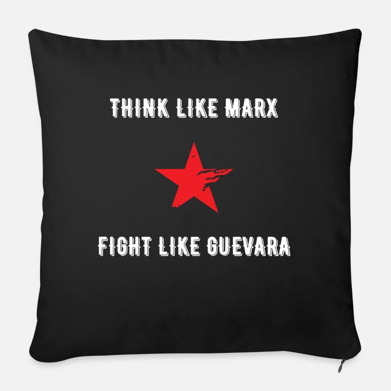 Revolution - Sofakissen mit Füllung 45 x 45 cm - Schwarz