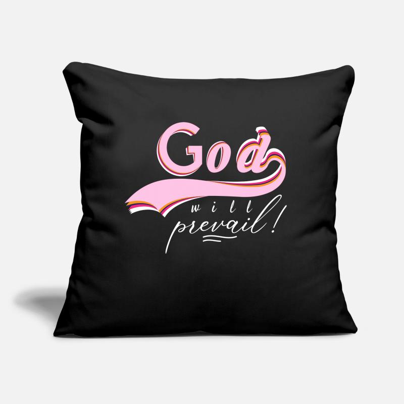 Gott wird siegen Sofakissen mit Füllung 45 x 45 cm