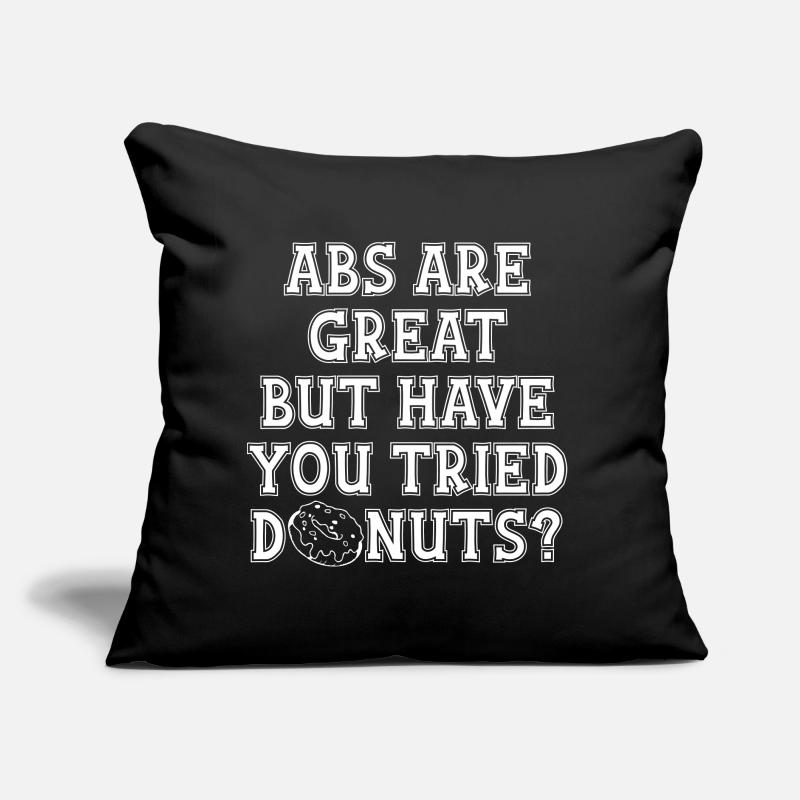 ABS ARE GREAT VS DONUTS Sofa pillow with filling 45cm x 45cm