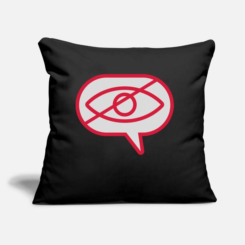 Do not see visual eye Sofa pillow with filling 45cm x 45cm