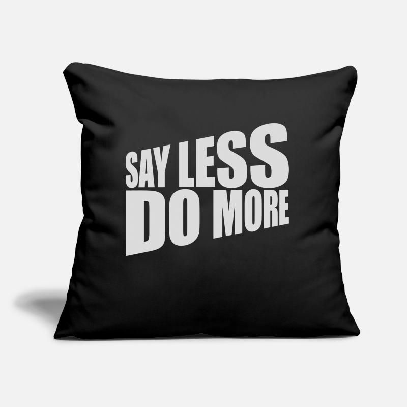 say less do more Sofa pillow with filling 45cm x 45cm
