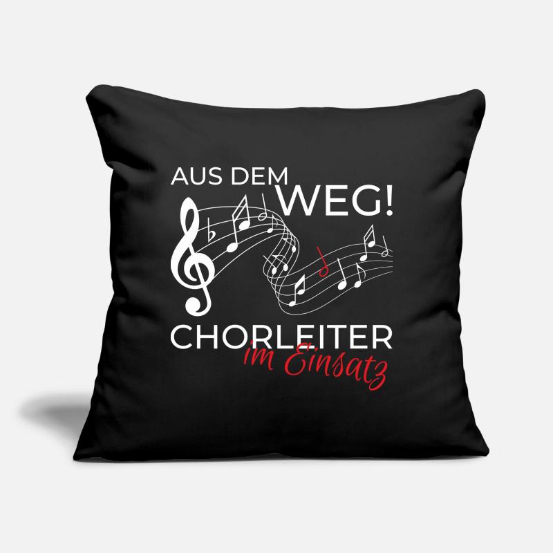 Chorleiter Dirigent Chor Shirt Spruch Geschenk Sofakissen mit Füllung 45 x 45 cm