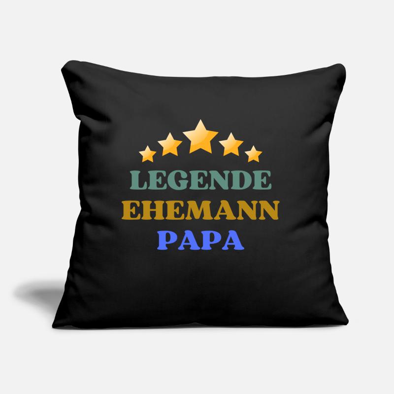 Legende Ehemann Papa Sofakissen mit Füllung 45 x 45 cm