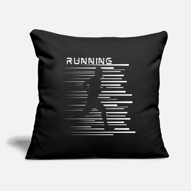 Running, easy, active, running, cool stripes Sofa pillow with filling 45cm x 45cm