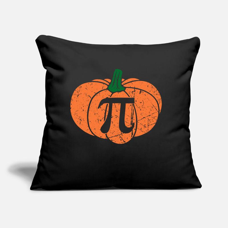 Distressed Pumpkin Pi Math Teacher Haloween Sofa pillow with filling 45cm x 45cm