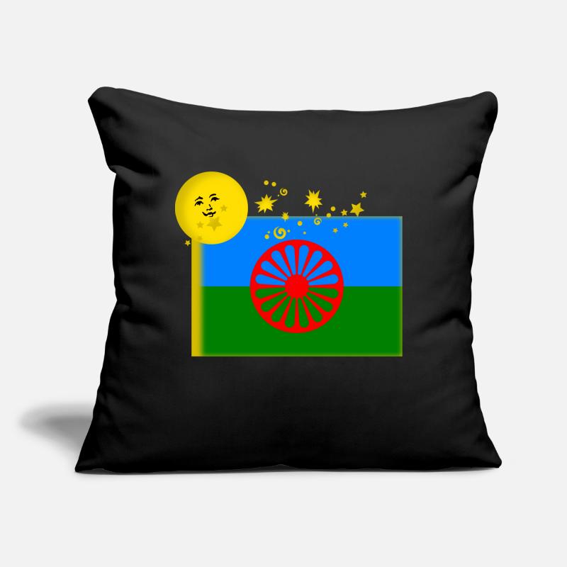 Drapeau rom Coussin et housse de 45 x 45 cm