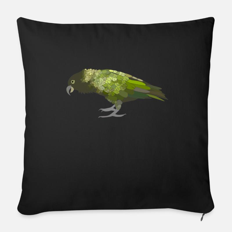 Kea - Sofakissen mit Füllung 45 x 45 cm - Schwarz
