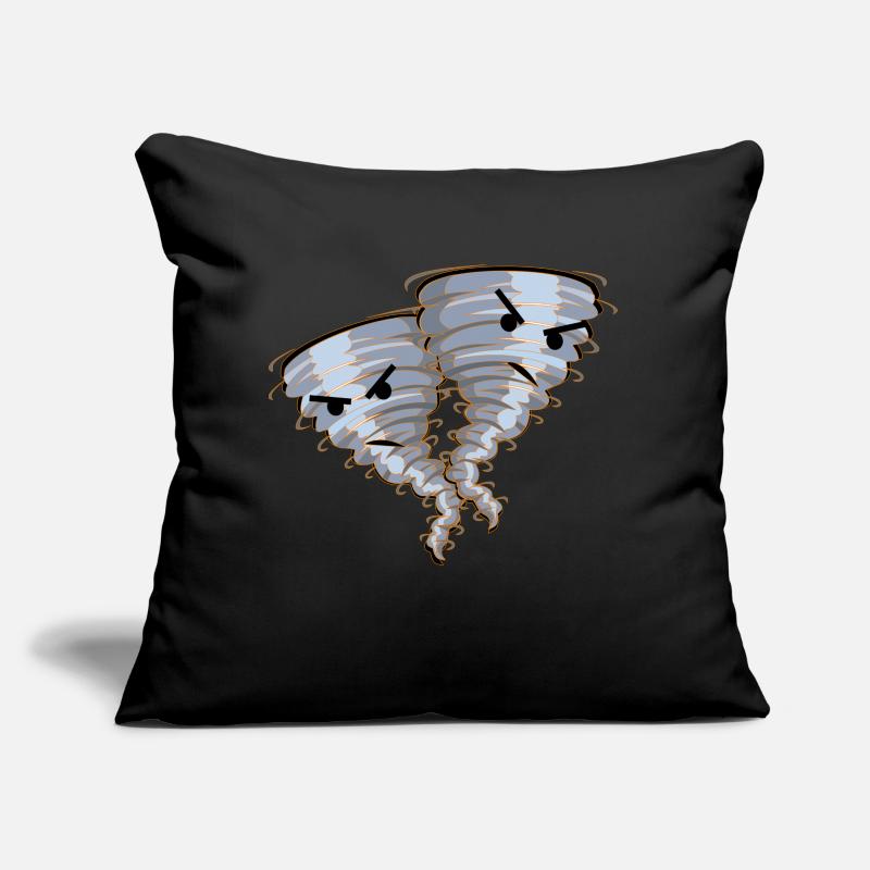 tornade Coussin et housse de 45 x 45 cm