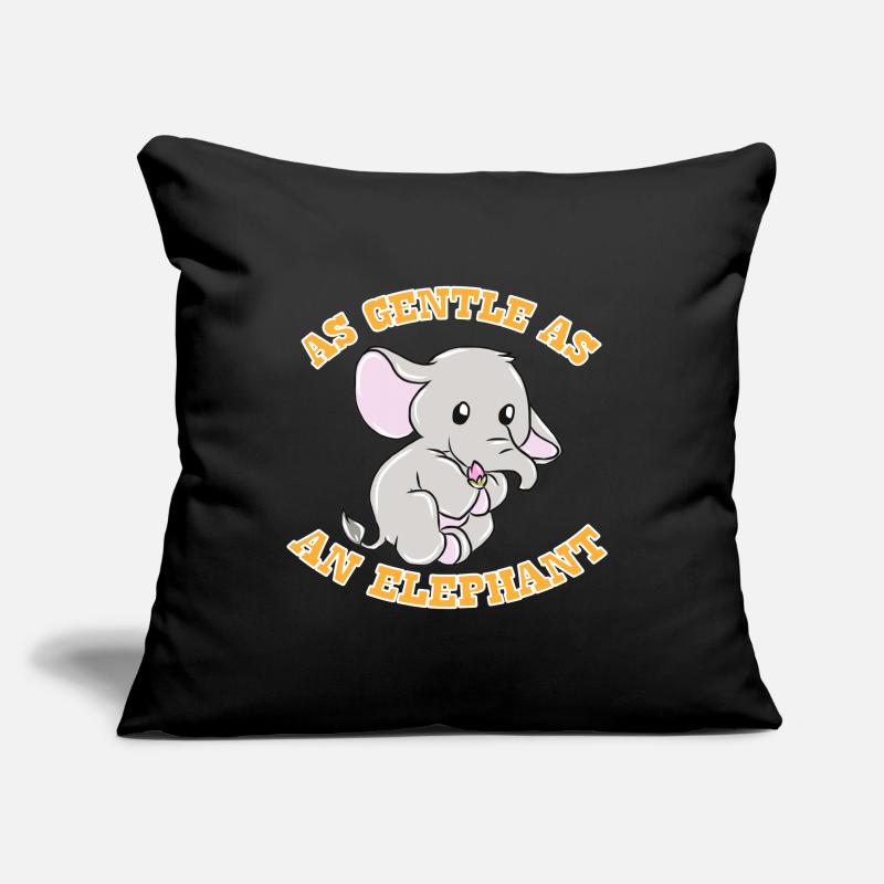 Elefant Geschenkidee Sofakissen mit Füllung 45 x 45 cm