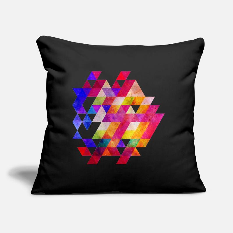 Geometric Pattern (triangles) 02 Sofa pillow with filling 45cm x 45cm