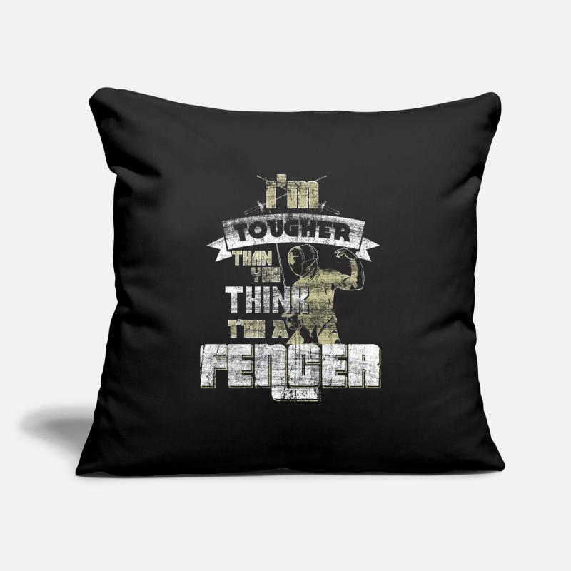 Fechter Geschenk Hobby Sofakissen mit Füllung 45 x 45 cm