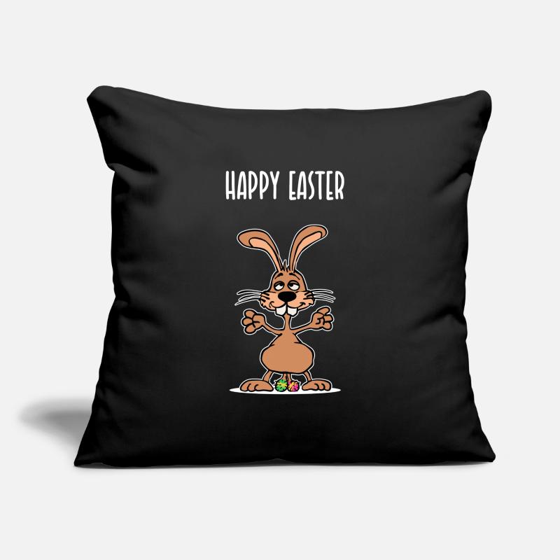 Funny Easter Bunny Funny Saying Easter Bunny Easter Sofa pillow with filling 45cm x 45cm