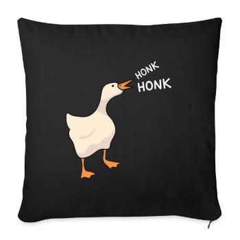 Honk Honk Goose - Sofakissen mit Füllung 45 x 45 cm - Schwarz - Vorne