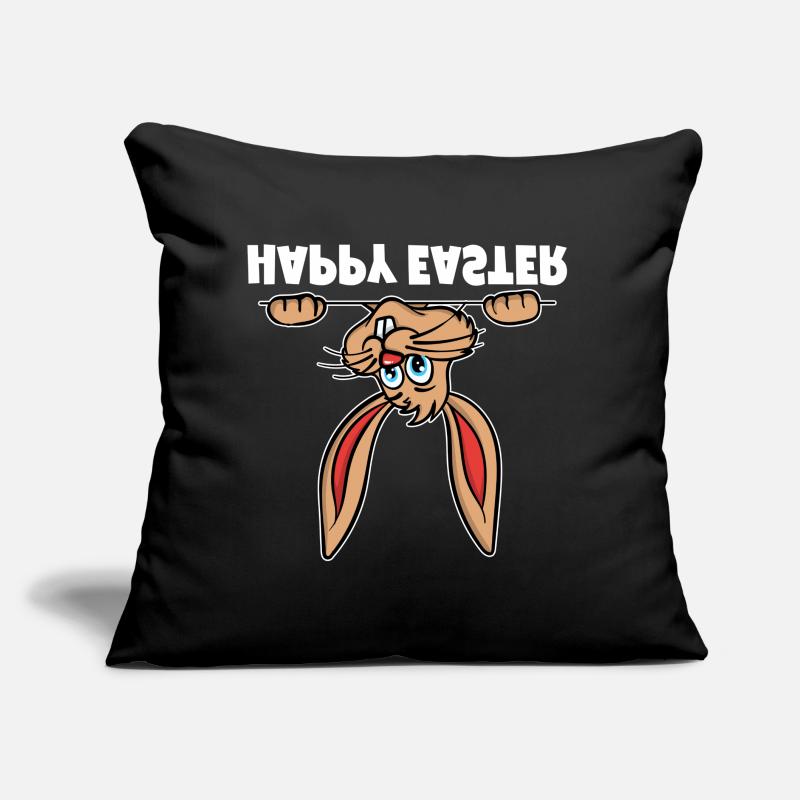 Happy Easter Easter Bunny Easter Bunny Hoppelhase Sofa pillow with filling 45cm x 45cm