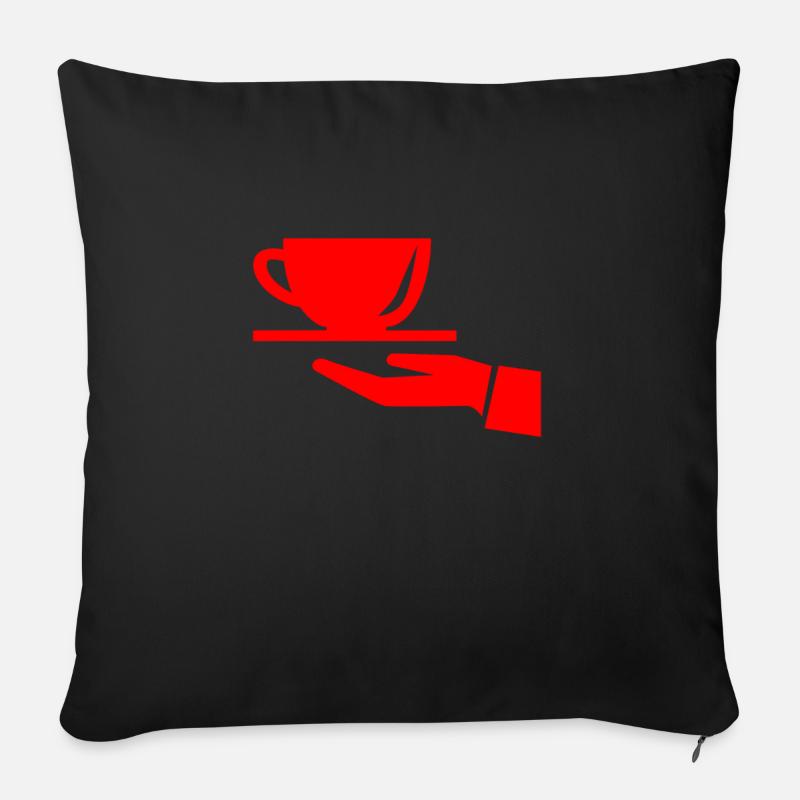 Kellner - Sofakissen mit Füllung 45 x 45 cm - Schwarz