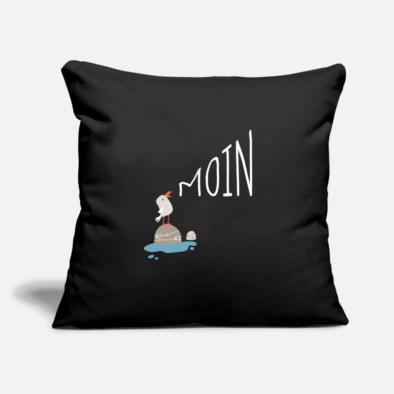 Moin Möwe Sofakissen mit Füllung 45 x 45 cm