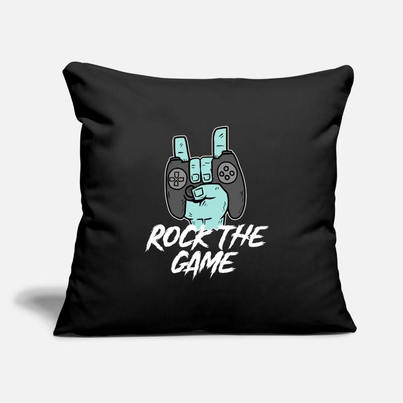 Gamer Spruch Zocker Controller Game Sofakissen mit Füllung 45 x 45 cm