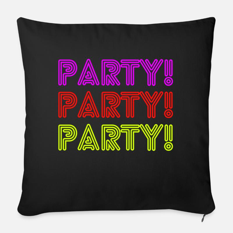 Party 1 - Sofakissen mit Füllung 45 x 45 cm - Schwarz