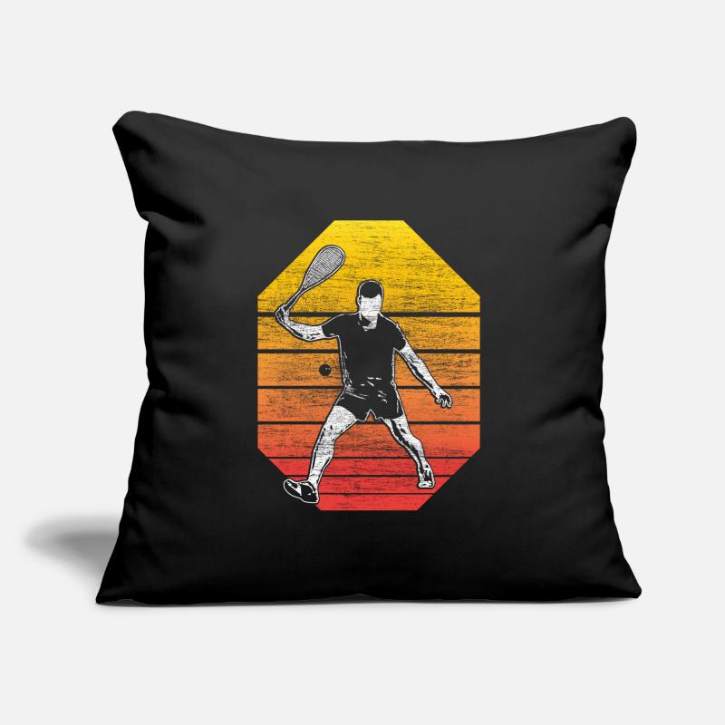 Squash Squash Player Game Sofa pillow with filling 45cm x 45cm