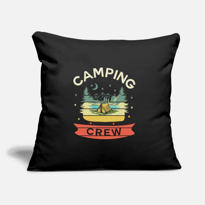 Devis camping Camping Matching Group Camping Crew Coussin et housse de 45 x 45 cm