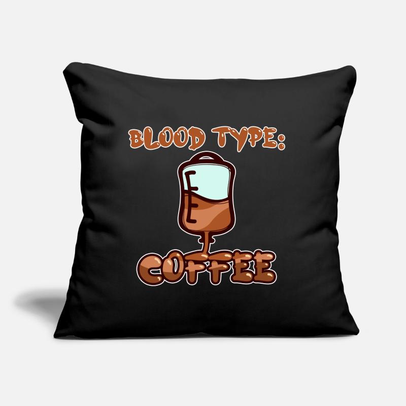 Koffein Humorvoll Kaffee Statement Kaffeetrinker Sofakissen mit Füllung 45 x 45 cm