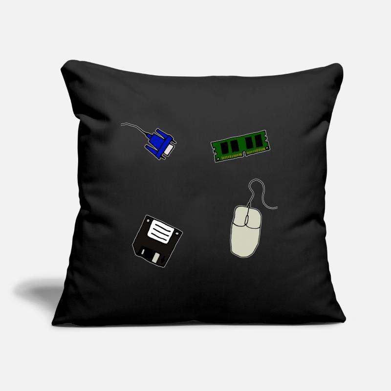 Retro Computer Floppy VGA Mouse Memory Sofa pillow with filling 45cm x 45cm
