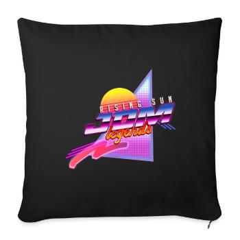 JDM Retro Style | Rising sun | dream Artworks - Sofakissen mit Füllung 45 x 45 cm - Schwarz - Vorne