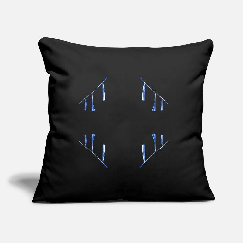 blue pattern drop Sofa pillow with filling 45cm x 45cm