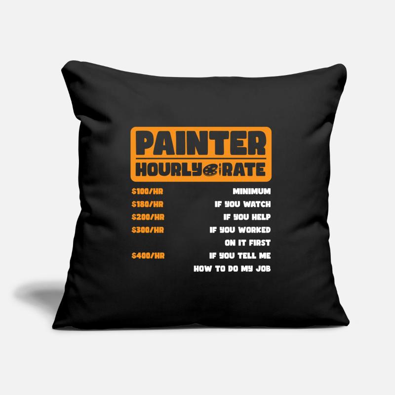 Painter Artist Training Paint Roller Sofa pillow with filling 45cm x 45cm
