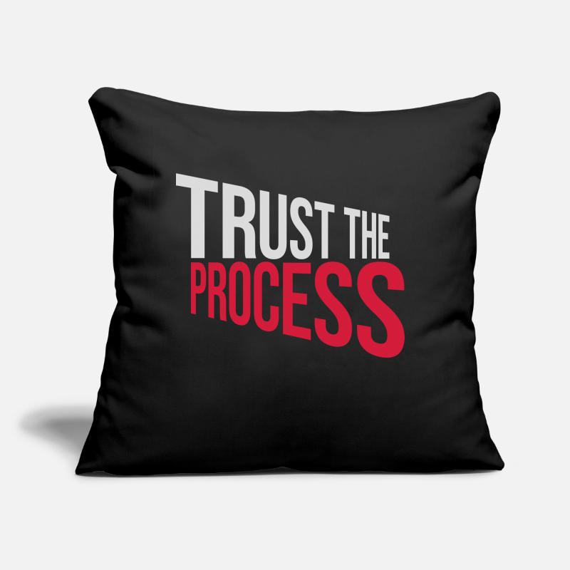 faire confiance au processus Devis Coussin et housse de 45 x 45 cm