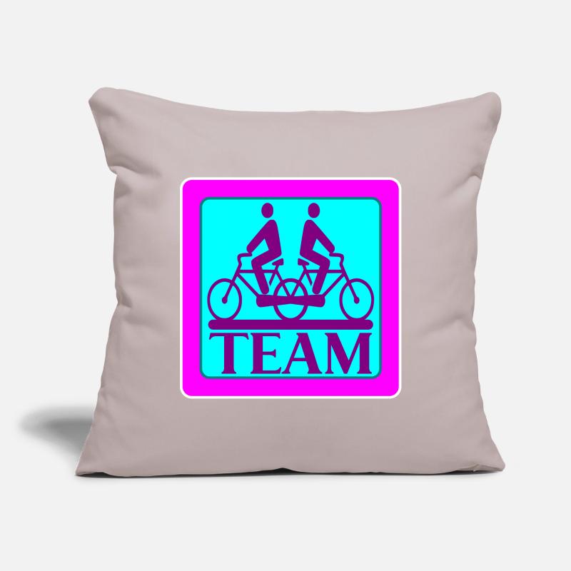 TEAM PROBLEMS - BICYCLE - STRATEGY Sofa pillow with filling 45cm x 45cm