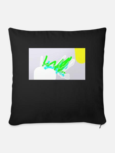 edgar louis1 - Sofakissen mit Füllung 45 x 45 cm - Schwarz