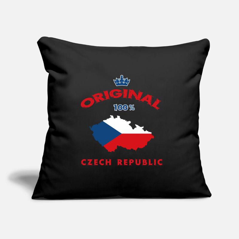République tchèque Original 100% Drapeaux Coussin et housse de 45 x 45 cm