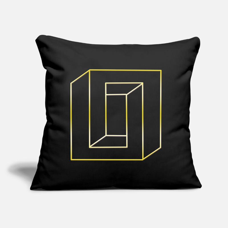 optique Coussin et housse de 45 x 45 cm