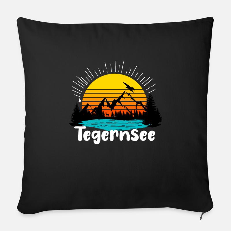 Tegernsee - Sofakissen mit Füllung 45 x 45 cm - Schwarz
