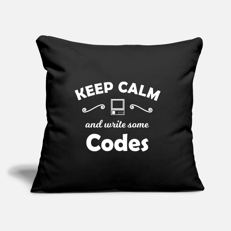 Programmeur de code Coussin et housse de 45 x 45 cm