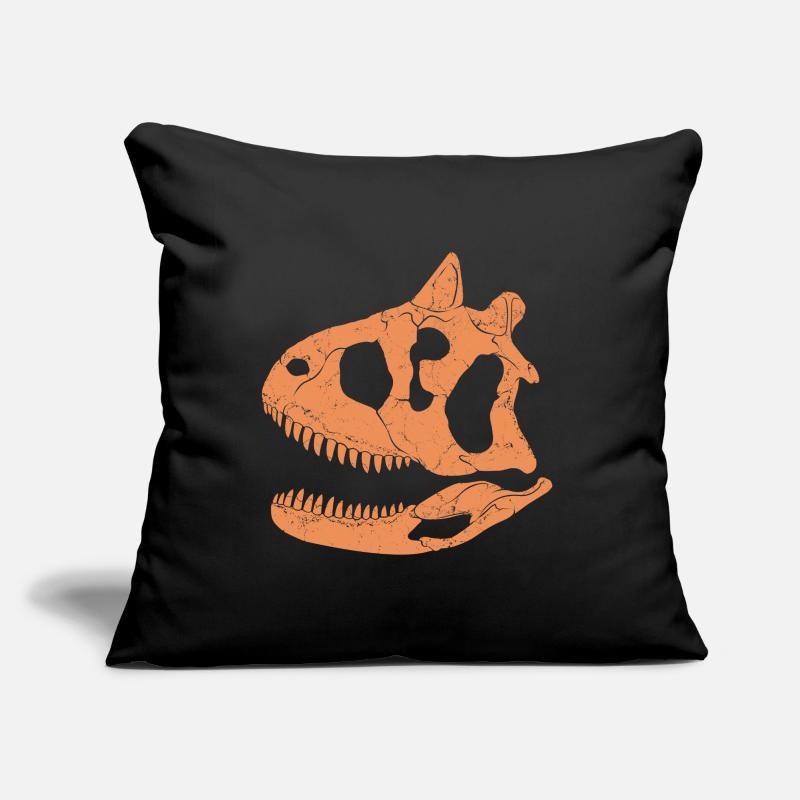 Carnotaurus fossil skull Sofa pillow with filling 45cm x 45cm