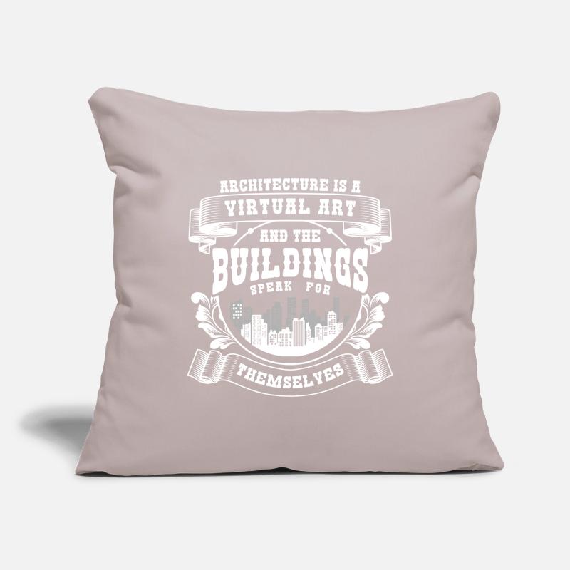 Architecture Architectural Office Student Construction Sofa pillow with filling 45cm x 45cm