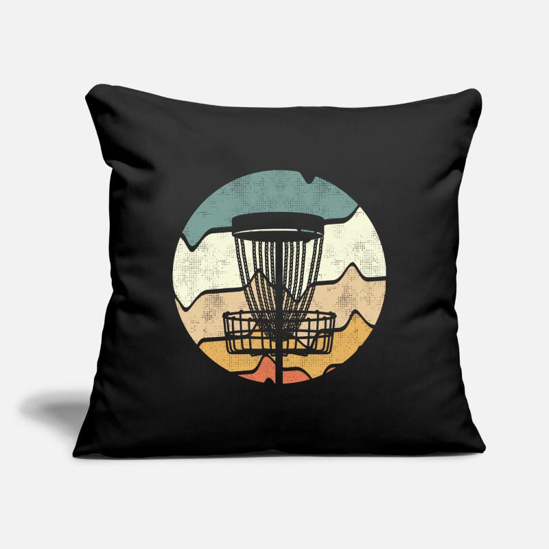 Disc Golf Player vintage Design Disc Golf Sofa pillow with filling 45cm x 45cm