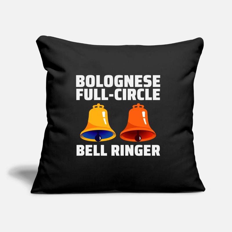Bolognese Full-Circle Bell Ringer Ringing Hobby Sofa pillow with filling 45cm x 45cm