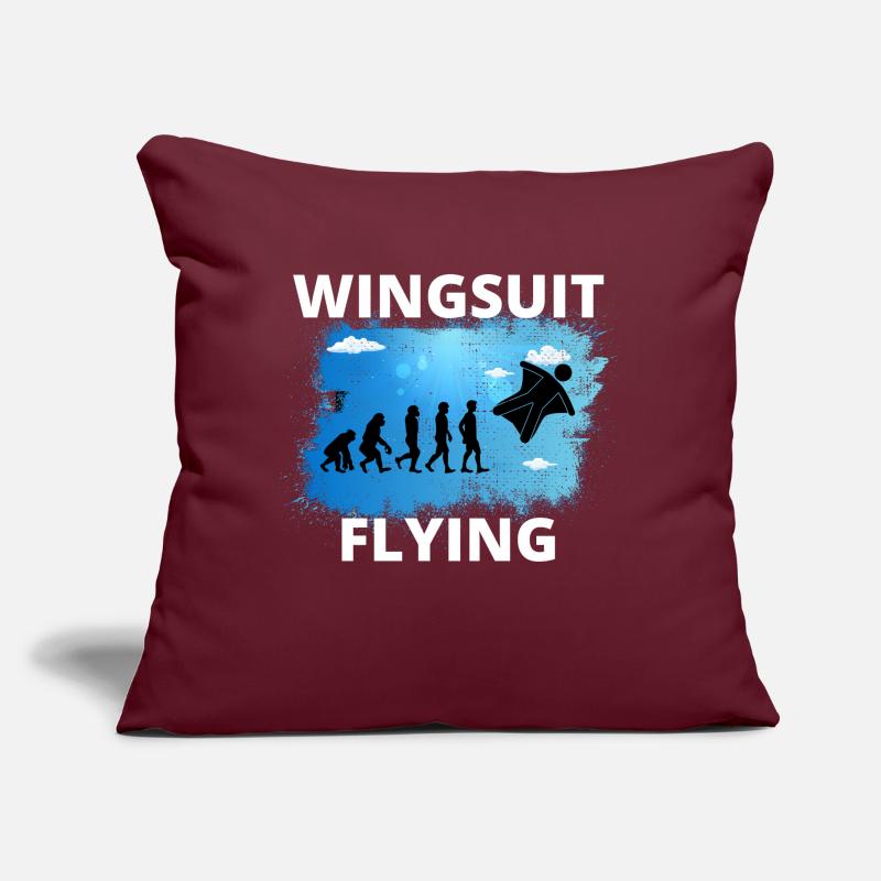 Wingsuit volant Base Jumping Skydiving Evolution Coussin et housse de 45 x 45 cm