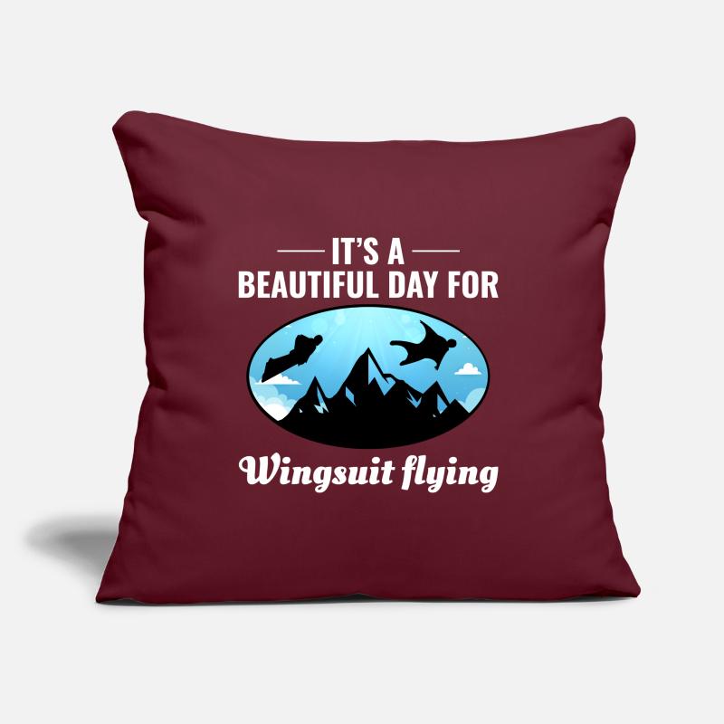 Wingsuit volant Base Jumping Parachutisme Wingsuit Coussin et housse de 45 x 45 cm