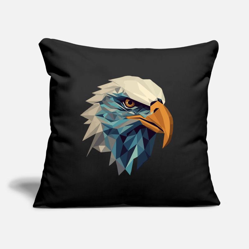 Stylized, geometric eagle Sofa pillow with filling 45cm x 45cm