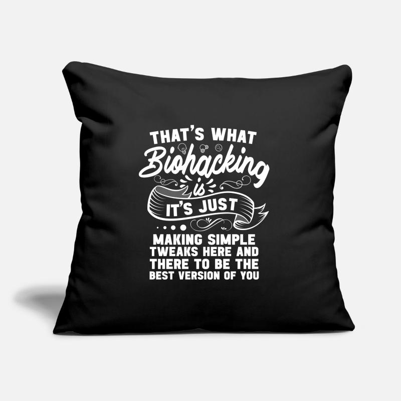Biohacking, design sportif compétitif Coussin et housse de 45 x 45 cm