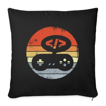 Game Designer - Sofakissen mit Füllung 45 x 45 cm - Schwarz - Vorne