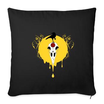 Gothic - Sofa pillow with filling 45cm x 45cm - black - Front